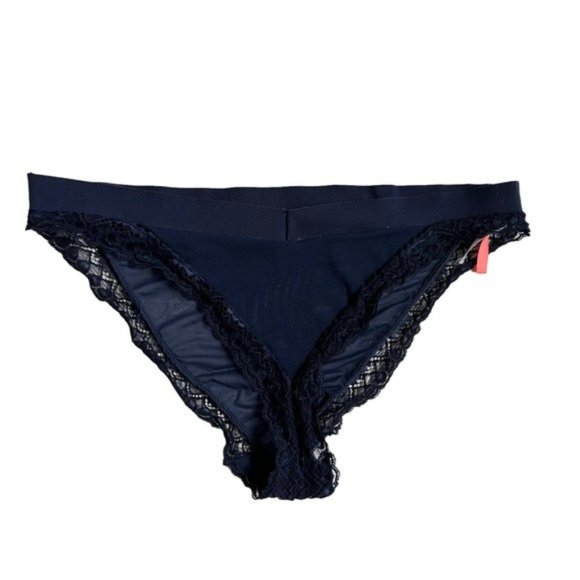 Splendies Navy Blue Lace Lacy Hipster 2X - Picture 1 of 5